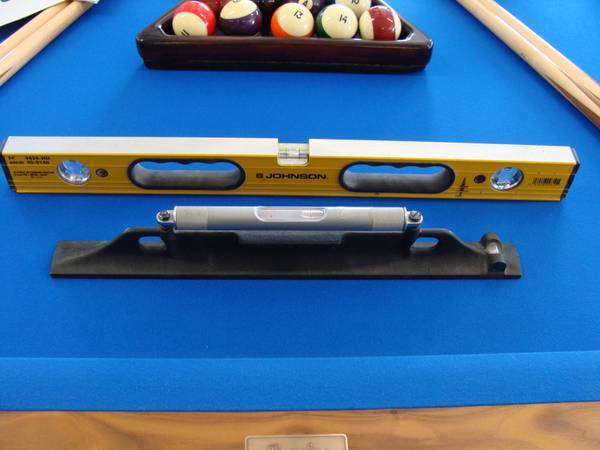 pool table leveling